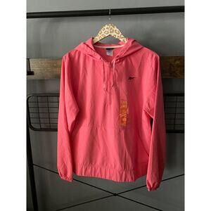 Reebok Pink Windbreaker Jacket | Size Medium
